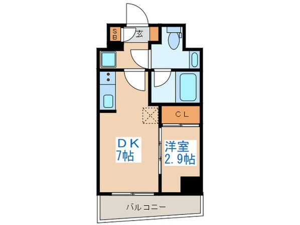 ア－バネックス西新宿Ⅱの物件間取画像